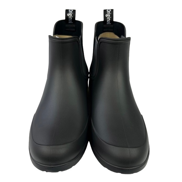 Planone Black Short Rain Boots Womens NWT Size 6 - Picture 5 of 13